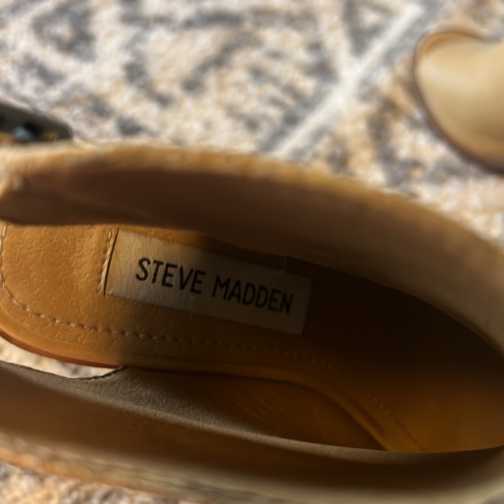 Steve Madden Terraa Camel Sling Back Block Open T… - image 7